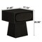 End Table with Drawer Storage Nightstand Side Table MDF Bedroom Living Room